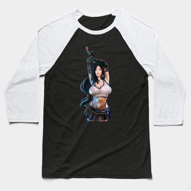 TIFA LOCKHART Baseball T-Shirt by Killbiroarts